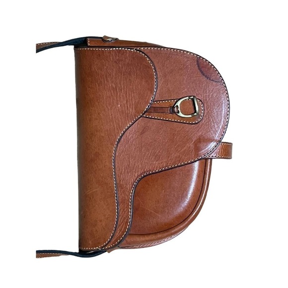 Marie Antoniette Genuine Leather Purse/Crossbody. Brown. Made in Argentina. - Picture 3 of 10